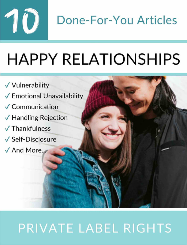Happy Relationships Article Package PLR