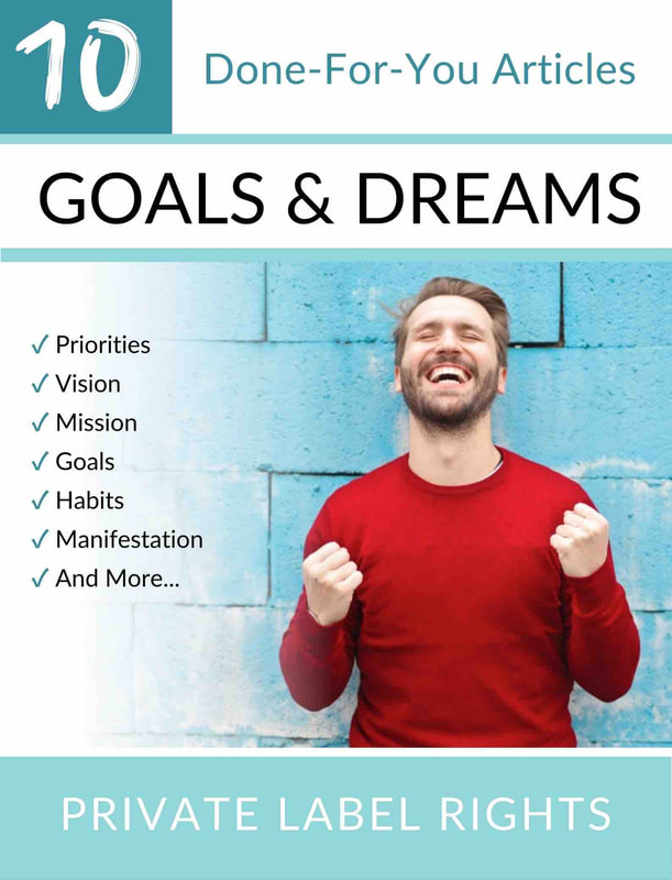 Goals & Dreams Article Package PLR