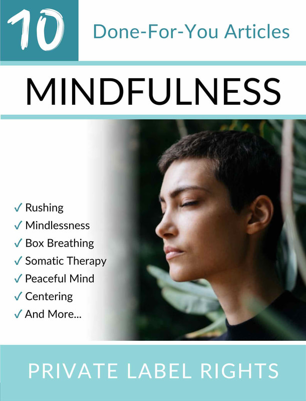 Mindfulness Article Package PLR
