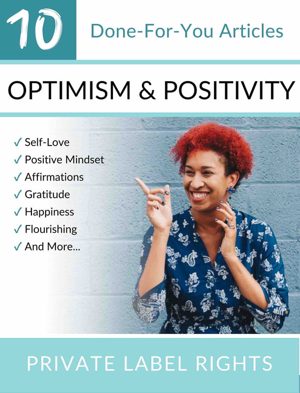 Optimism & Positivity Article Package PLR