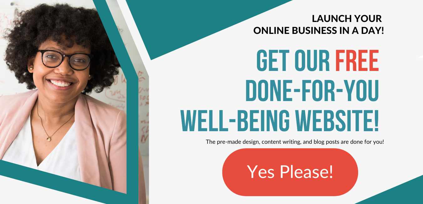well-being business website
